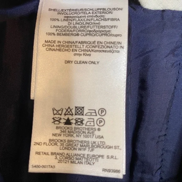 Brooks Brothers Caroline Fit Linen Pants size 2 - Picture 5 of 5